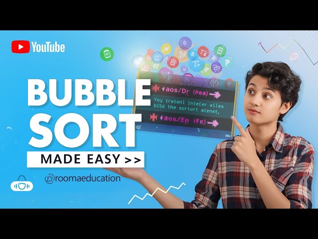 🧠 Bubble Sort Explained Clearly | Learn C Programming & Algorithms Easily @RoomaEducation