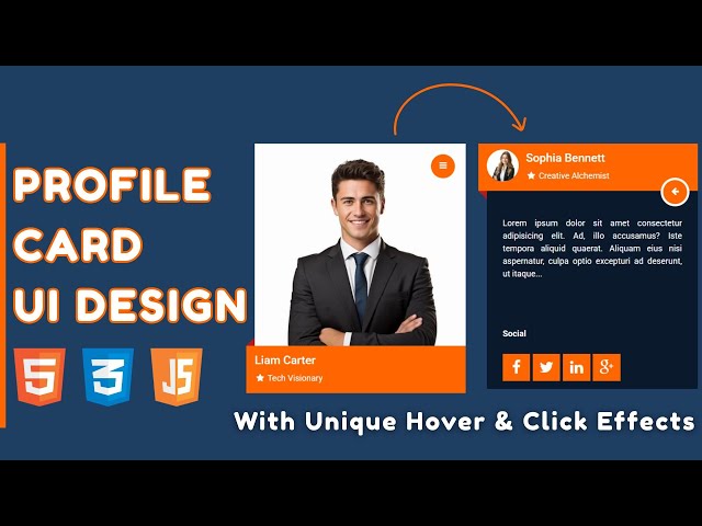 Bootstrap Card Design | Profile Card Design in HTML CSS JS | Bootstrap 5 Card | Card Animation CSS