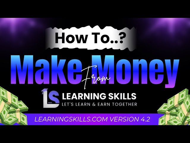 MAKE MONEY AS A STUDENTS WITH LEARNINGSKILLS | #workfromhome #earning #jobs #skills #students