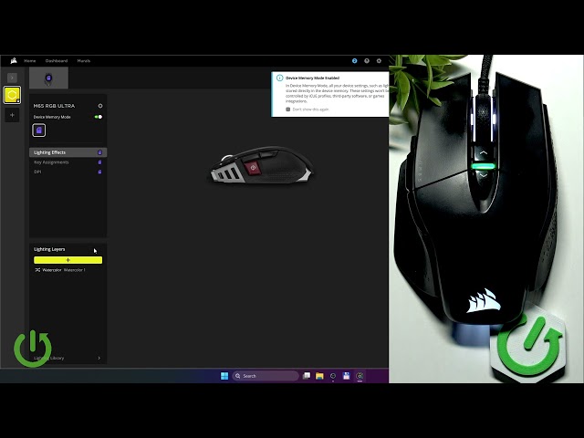 Corsair M65 RGB Ultra - How to Enable Device Memory Mode