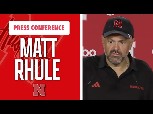 FULL Matt Rhule press conference following Nebraska's win over Ohio I GBR