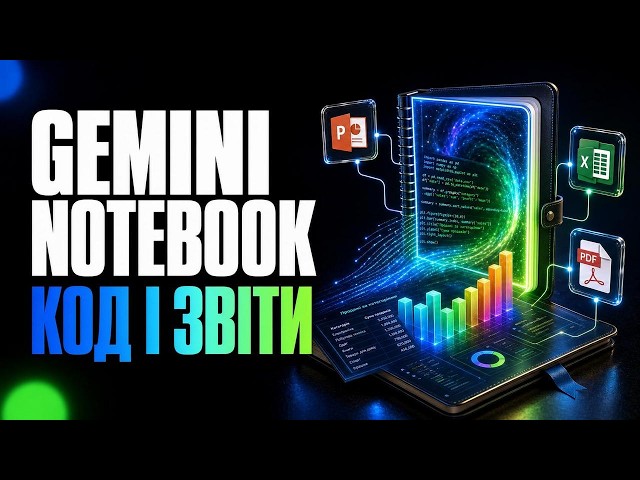 Подкаст | Gemini Notebook: NotebookLM з кодом і звітами