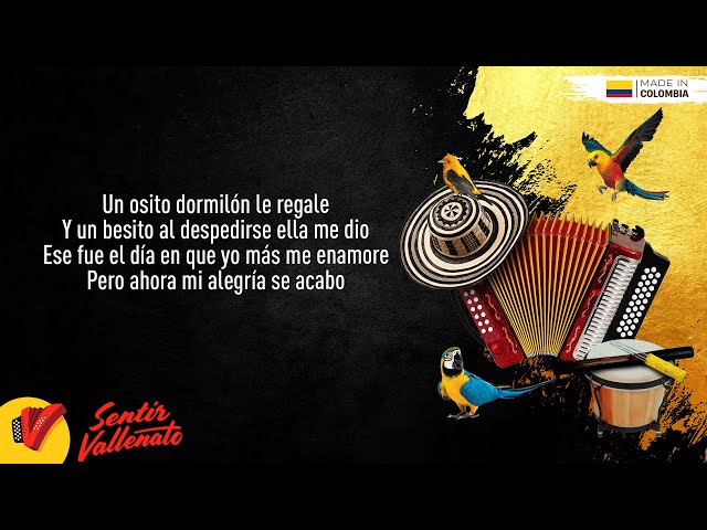 Un Osito Dormilón, Binomio De Oro De América, Video Letra - Sentir Vallenato