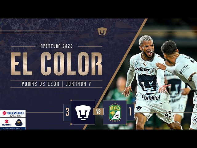 Suzuki Color | Pumas vs. León | Matchday 7 | Apertura 2026