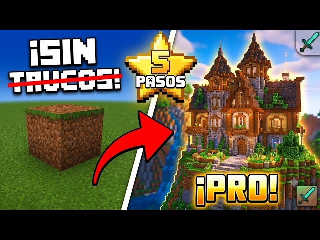 5 TRUCOS que harán que construyas MEJOR en Minecraft