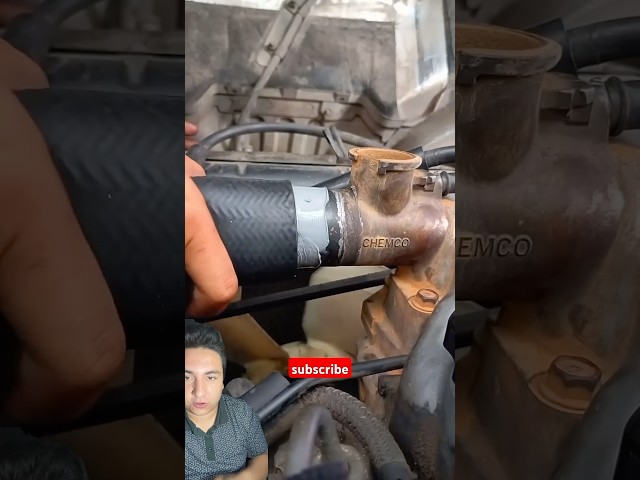 This is how old-school mechanics changed hoses #mechanics #cars #workshop