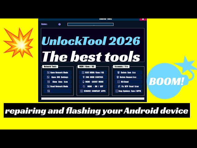 UnlockTool 2026 Full v46 | The best tools for repairing and flashing your Android device