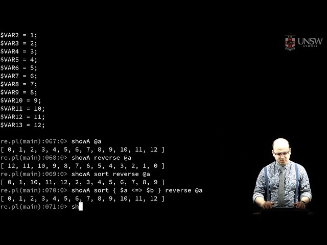 COMP2041/COMP9041 - Arrays in Perl