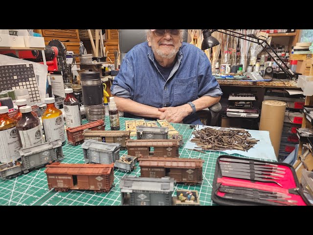 Howard Zane is Back! making custom scratch built HO scale rolling stock!