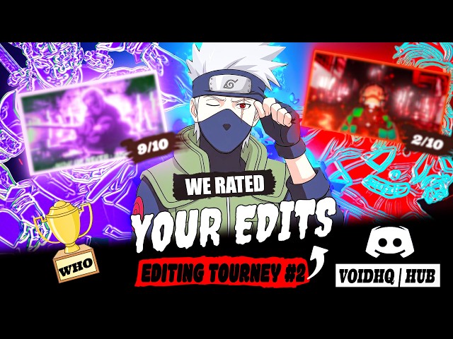 WE RATED YOUR EDITS… 😭 ft. Zexo and Mayto | Editing Tourney #2