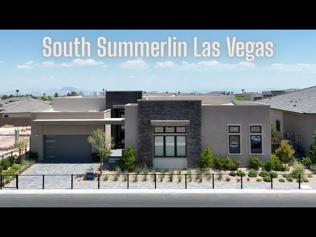 New Luxury Single Story Homes For Sale South Summerlin $2.02m+ The Pointe at Ascension Pulte Homes