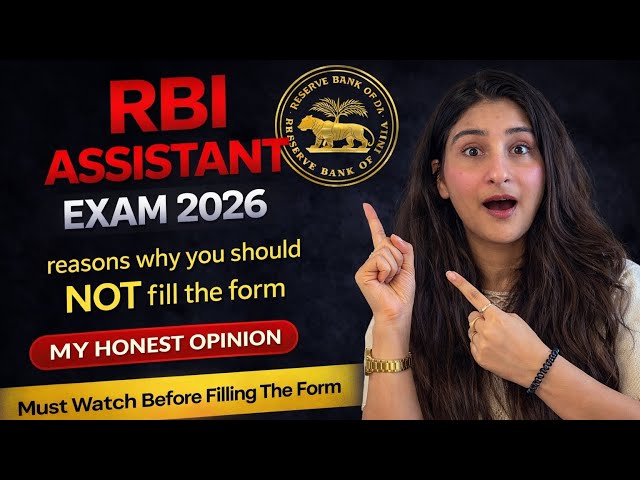 Only 45 Days Left for RBI Assistant 2026 – Should You Skip It? MY HONEST OPINION 💯 #rbiassistant2026
