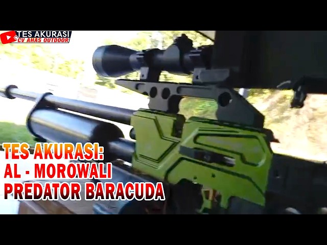 ACCURACY TEST OF BOS AL'S CUSTOM PREDATOR BARRACUDA AIR RIFLE, MOROWALI