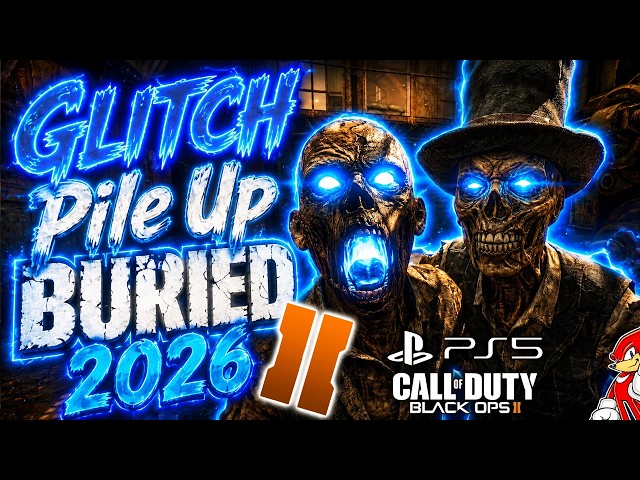 INSANE ZOMBIES GLITCH: Invincible Pile Up in BURIED BO2 PS5 - 2026 (High Rounds)