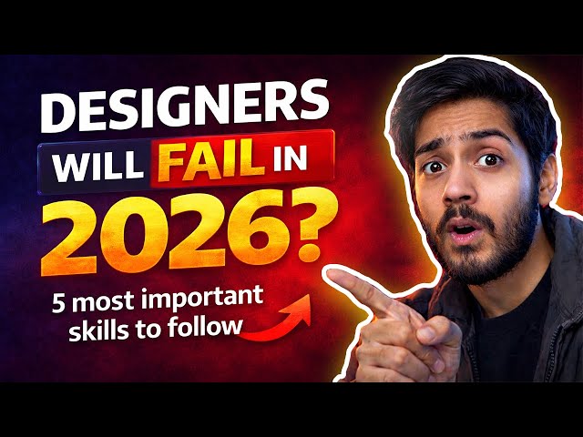 5 Most Important Skills Graphic Designers Need in 2026 (Don’t Ignore) #graphicdesigntips 