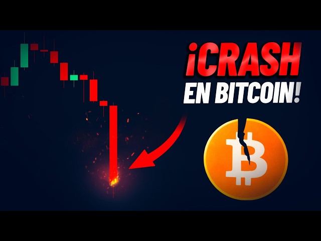 CRASH en BITCOIN y el Mercado Cripto... ¡Es el Fin!