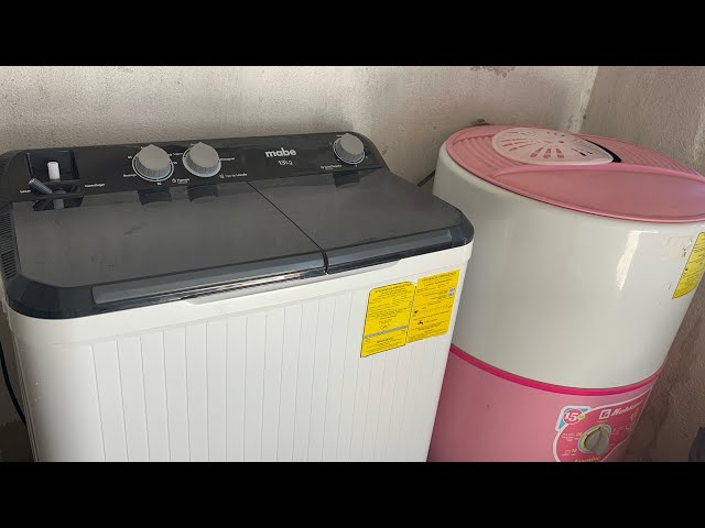 Lavadora semiautomática Mabe 13 kilos, Unboxing