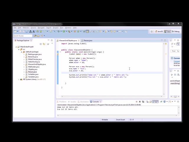 Part 1 :: #09 - Java Programing - Classes and Objects