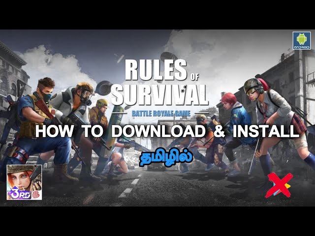 How to download and install rules of survival on Android in tamil @TAMILYTGAMER