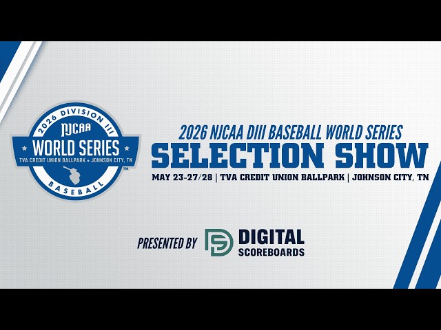 2026 NJCAA DIII Baseball World Series Selection Show