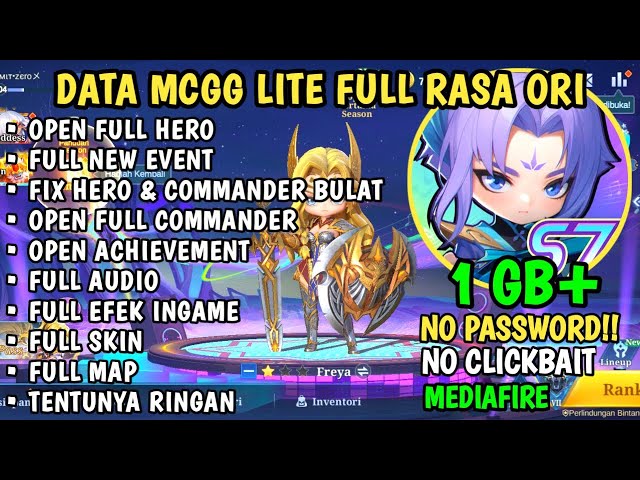 Data MCGG Lite 1GB+ Rasa Full ORI Terbaru | Mcgg Lite | Magic Chess Go Go