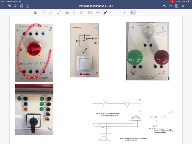 Installationsschaltung Ausschaltung