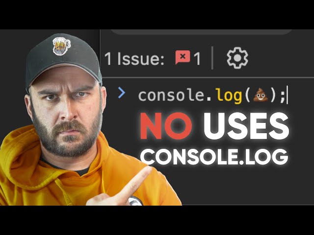 Seniors don't use console.log