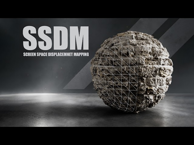 Unity SSDM - Screen Space Displacement Mapping