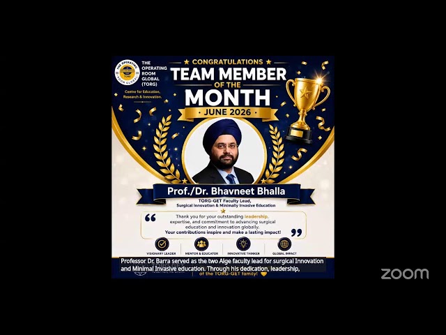 The Operating Room Global Webinar with Prof. Omokhoa Adeleye and  Dr. Hani Bilal