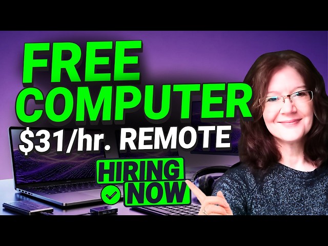 7 Companies That'll Literally Give You A Computer To Work From Home !  HIRING NOW Remote Jobs