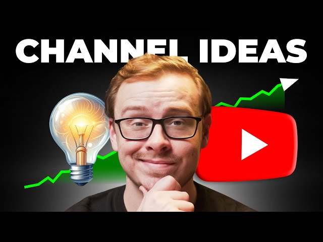 20 BEST YouTube Channel Ideas to Make Money
