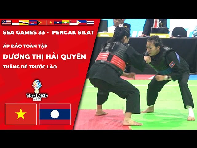 SEA Games 33 | Dương Thị Hải Quyên Pencat Silat chiến thắng hoàn toàn thuyết phục từ tổ trọng tài