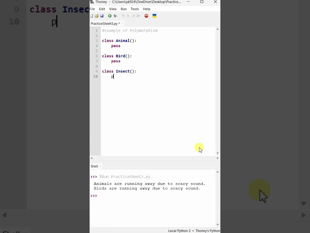 #43- Example of Polymorphism [Part-1] | Advanced Python | Praveen Kumar