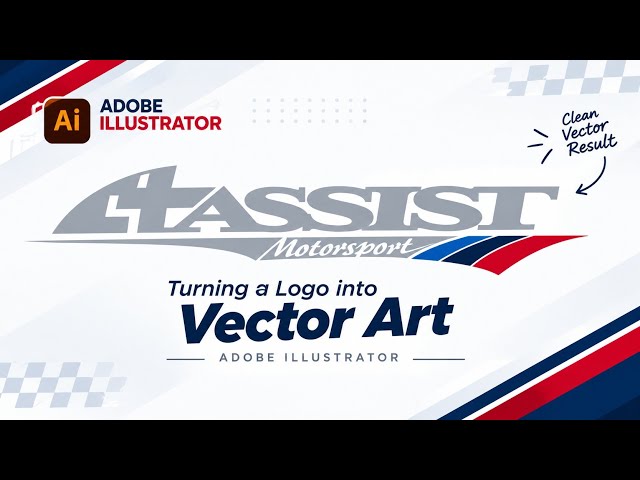 Vectorizing a Motorsport Logo | Adobe Illustrator