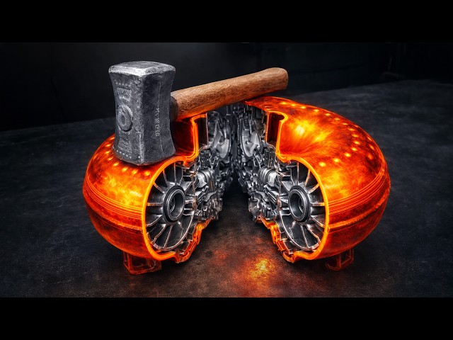 Forging a Legendary Damascus Sword from a Torque Converter | You’ve Never Seen This Before!