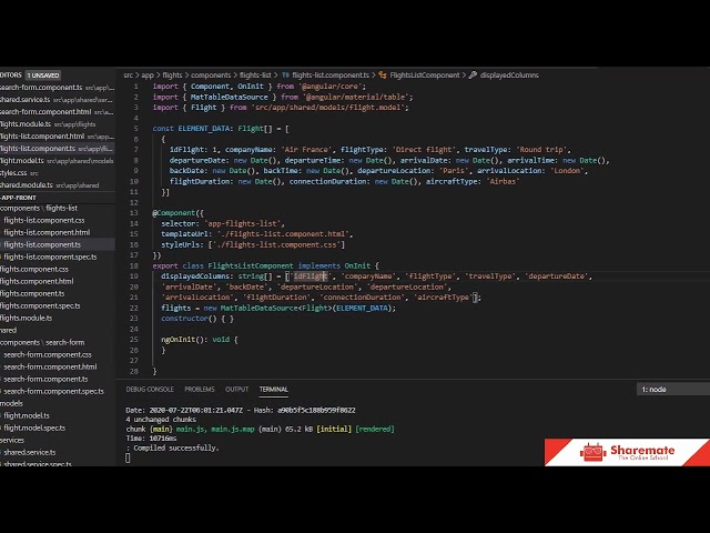 ANGULAR Advanced Level Part 2 - Create a DataTable using Angular Material