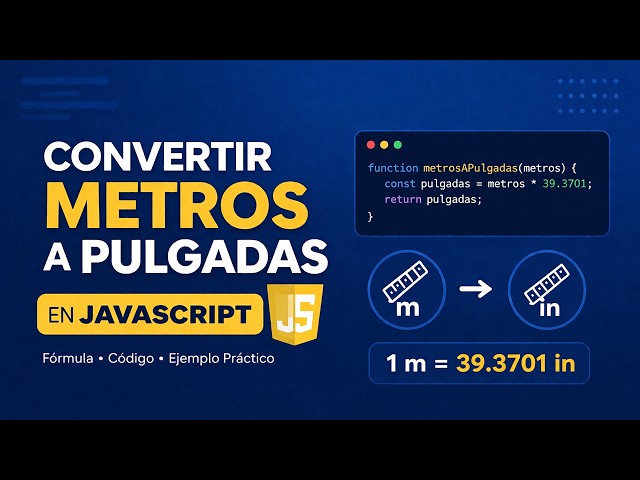 Convert meters to inches in JavaScript