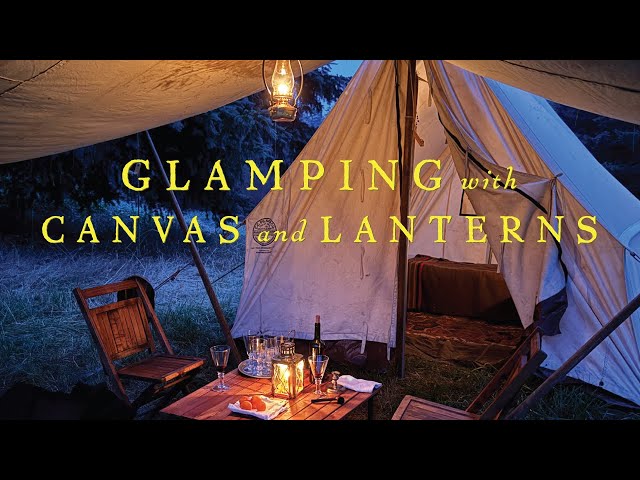 GLAMPING WITH CANVAS TENTS AND OIL LANTERNS! With Rajiv Surendra