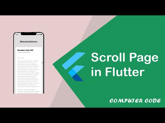 Scroll page in Flutter like tiktok & usage of page view (Flutter Widget of the Week) 2022.
