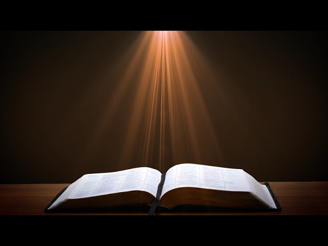 Christian Motion Background HD   Open Bible Light Rays