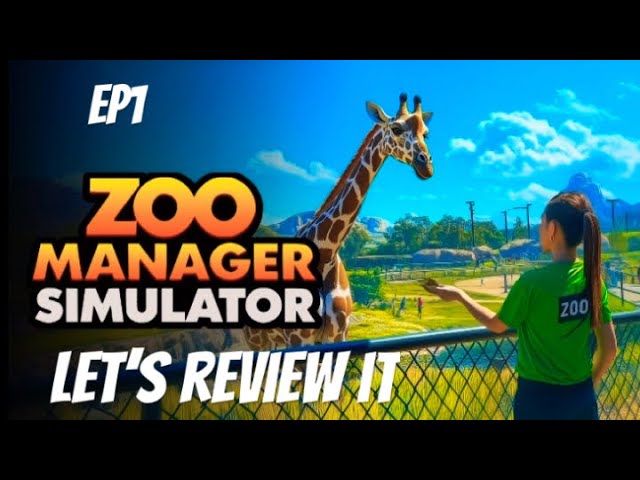 ZOO MANAGER SIMULATOR Ps5, Let's Review It. Ep1