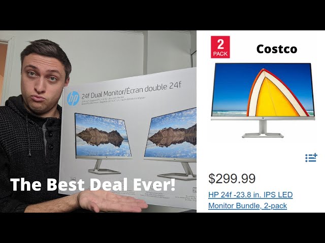 The best computer monitor for the price! HP 24f monitor review