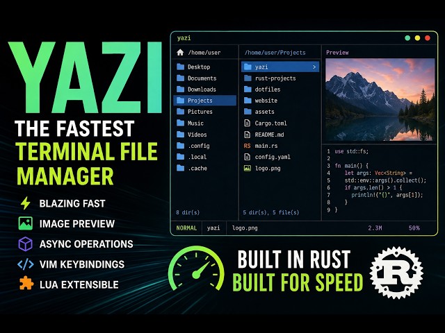 The Blazing-Fast Rust-Based Terminal File Manager You Need