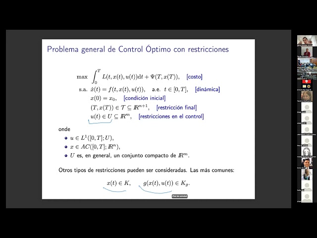 Sobre algunos problemas abiertos en la Teoría de Control Óptimo