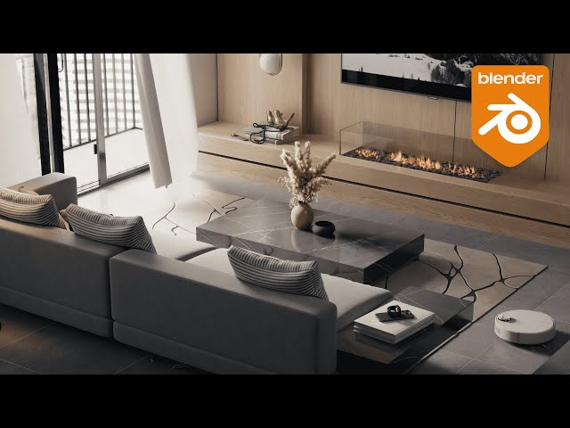 Interior Animation in Blender 3D | Architectural Rendering with Cycles