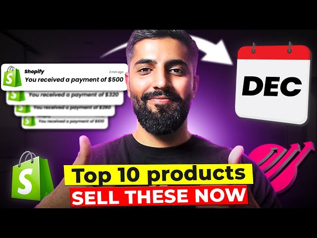 ⭐️ TOP 10 PRODUCTS TO SELL IN DECEMBER 2025 | DROPSHIPPING SHOPIFY & SELLSHOP