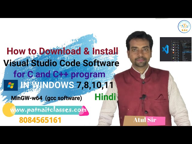 How to Download & install Visual Studio Code (VS Code).For C & C++ program  Windows 7,8,10,11.Hindi