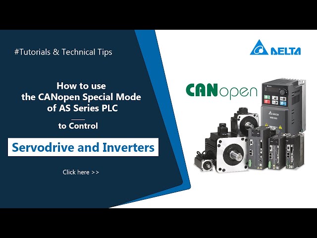 AS PLC  CANopen Special Mode for Sevodrive & Inverter
