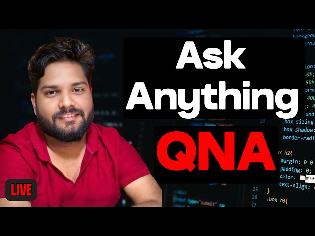 Saturday QNA Live #codingforbeginners