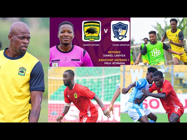 KOTOKO VS YOUNG APOSTLES: Agadas "OUT"  referee Daniel Laryea, possible line up, Koffi Bini